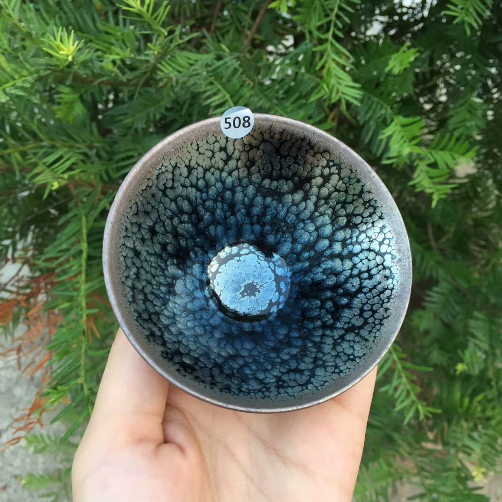 陳亮 全手工 油滴斗笠盞：8.5*5.3