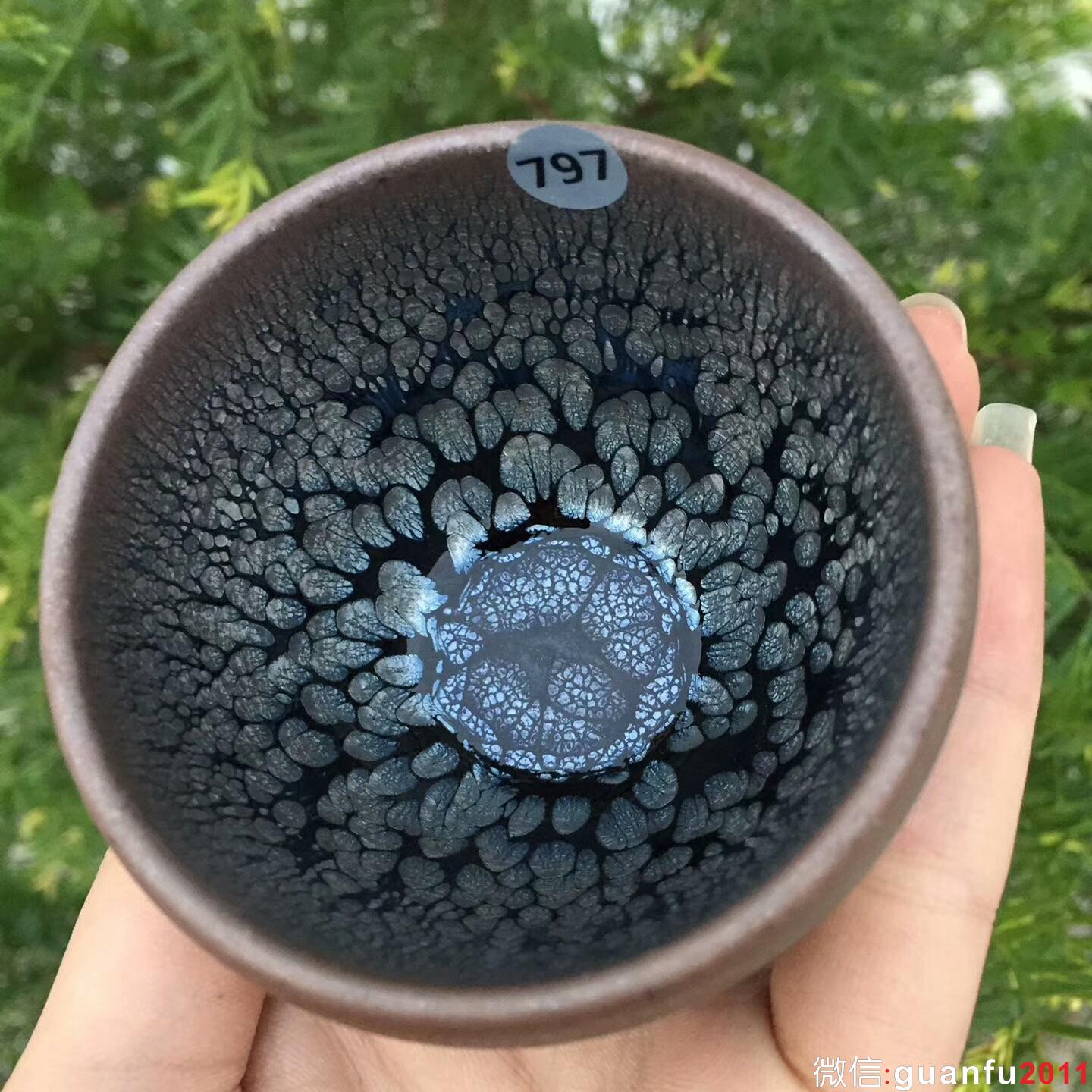 闕梅嬌 全手工 鷓鴣斑聞香杯：口徑7*6