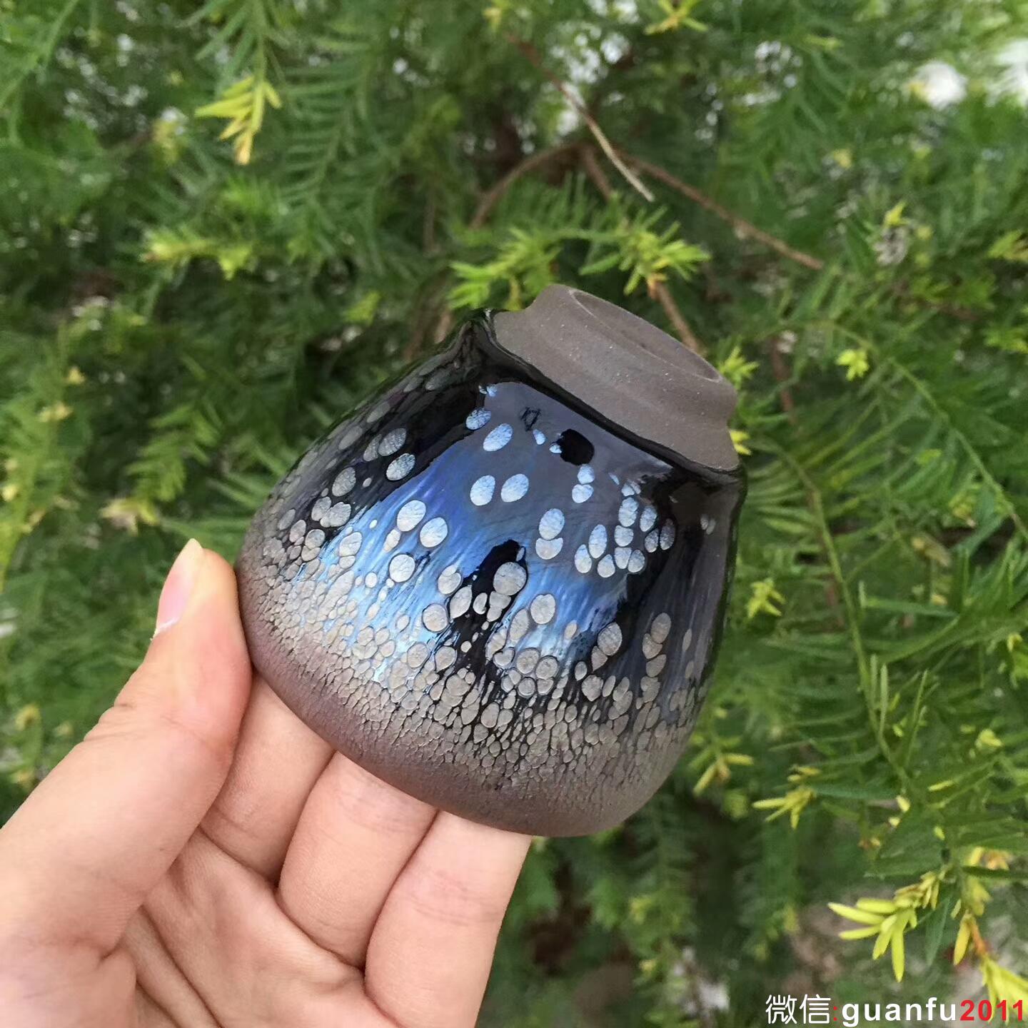 闕梅嬌 全手工 鷓鴣斑聞香杯：口徑7*6