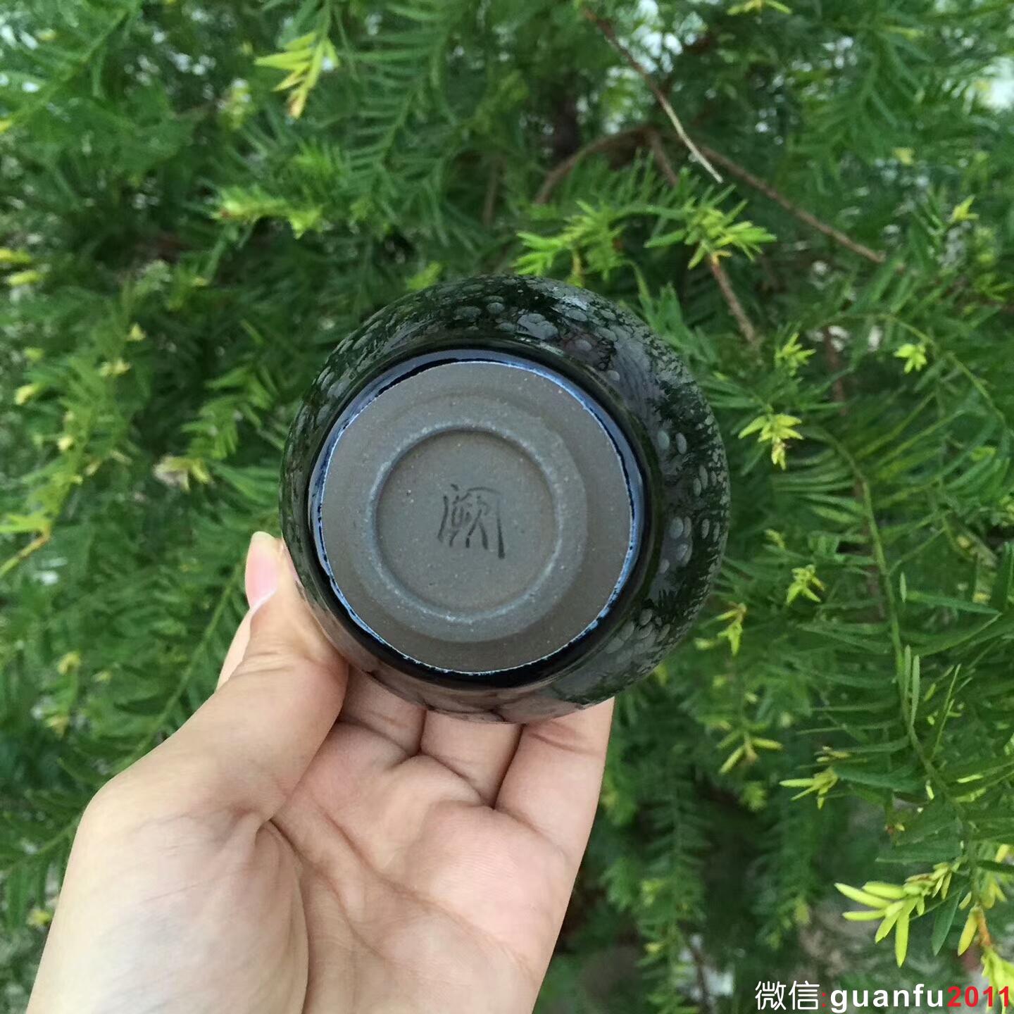 闕梅嬌 全手工 鷓鴣斑聞香杯：口徑7*6