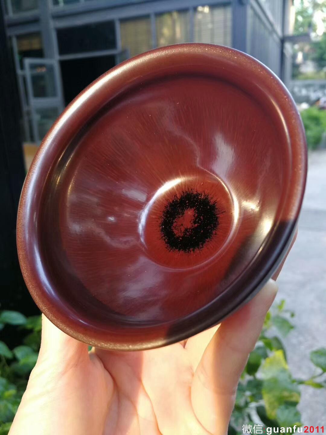 葉禮忠紫氣東來九五至尊盞：口徑9*5