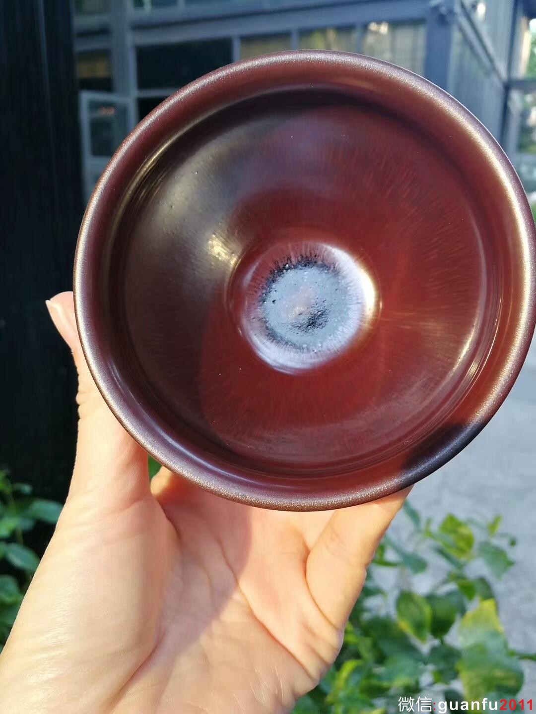 葉禮忠紫氣東來九五至尊盞：口徑9*5