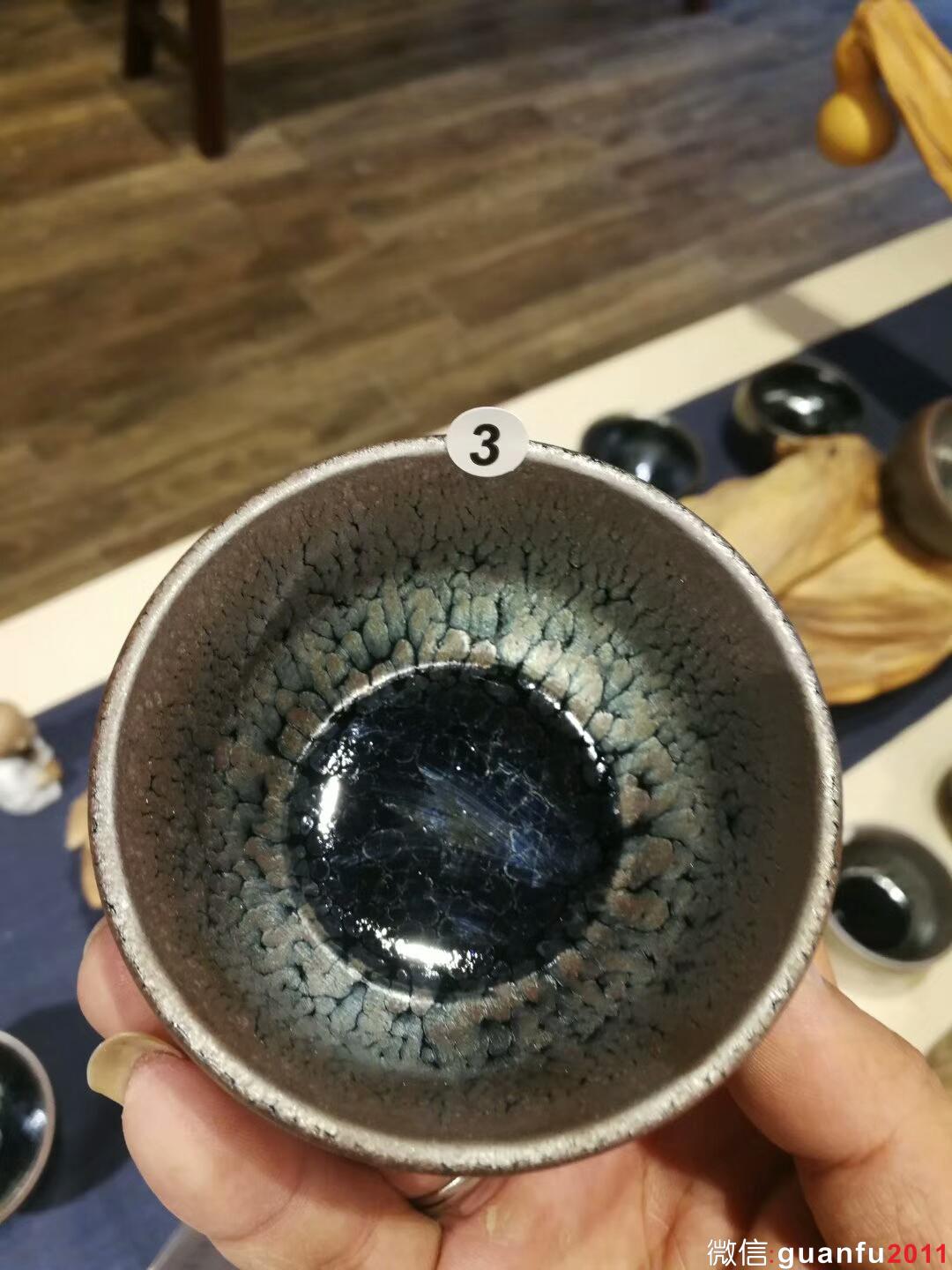 李昌海 油滴鷓鴣斑：口徑8.5*4.5