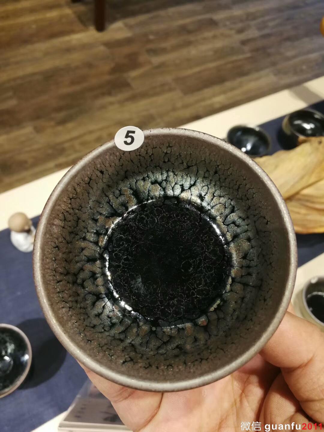 李昌海 油滴鷓鴣斑：口徑8.5*4.5