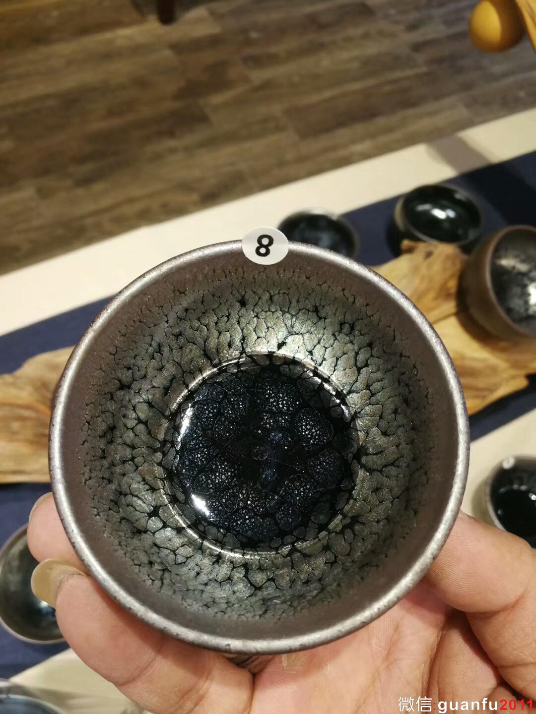 李昌海 油滴鷓鴣斑：口徑8.5*4.5