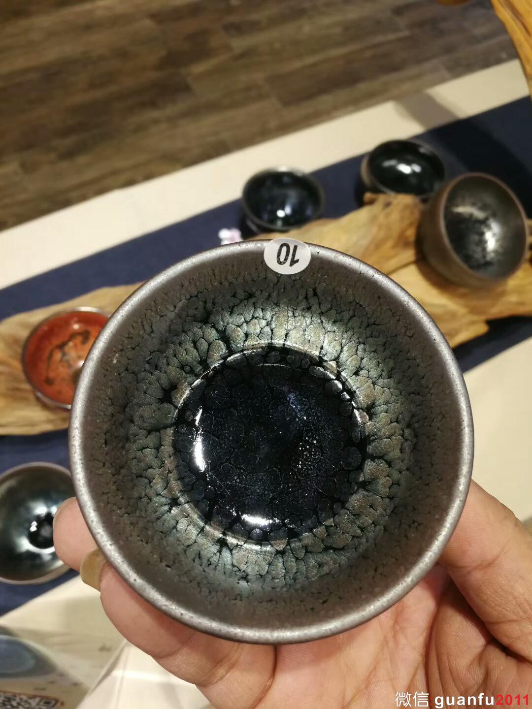 李昌海 油滴鷓鴣斑：口徑8.5*4.5