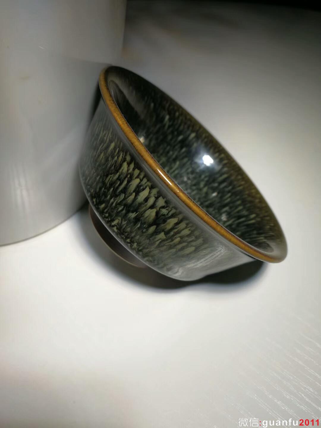 范澤鋒 孔雀開屏：口徑8.3*4