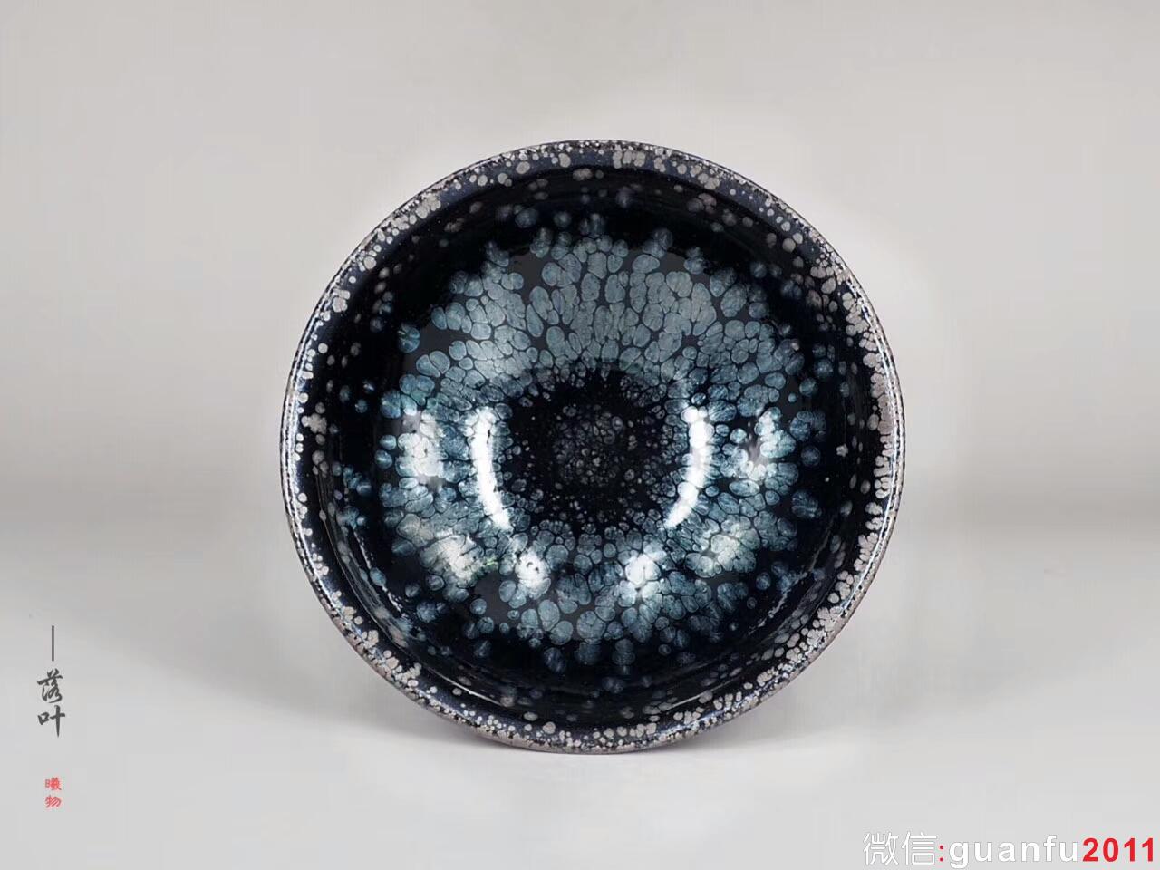 葉詩(shī)超師傅 【落葉】 藍(lán)斑對(duì)杯