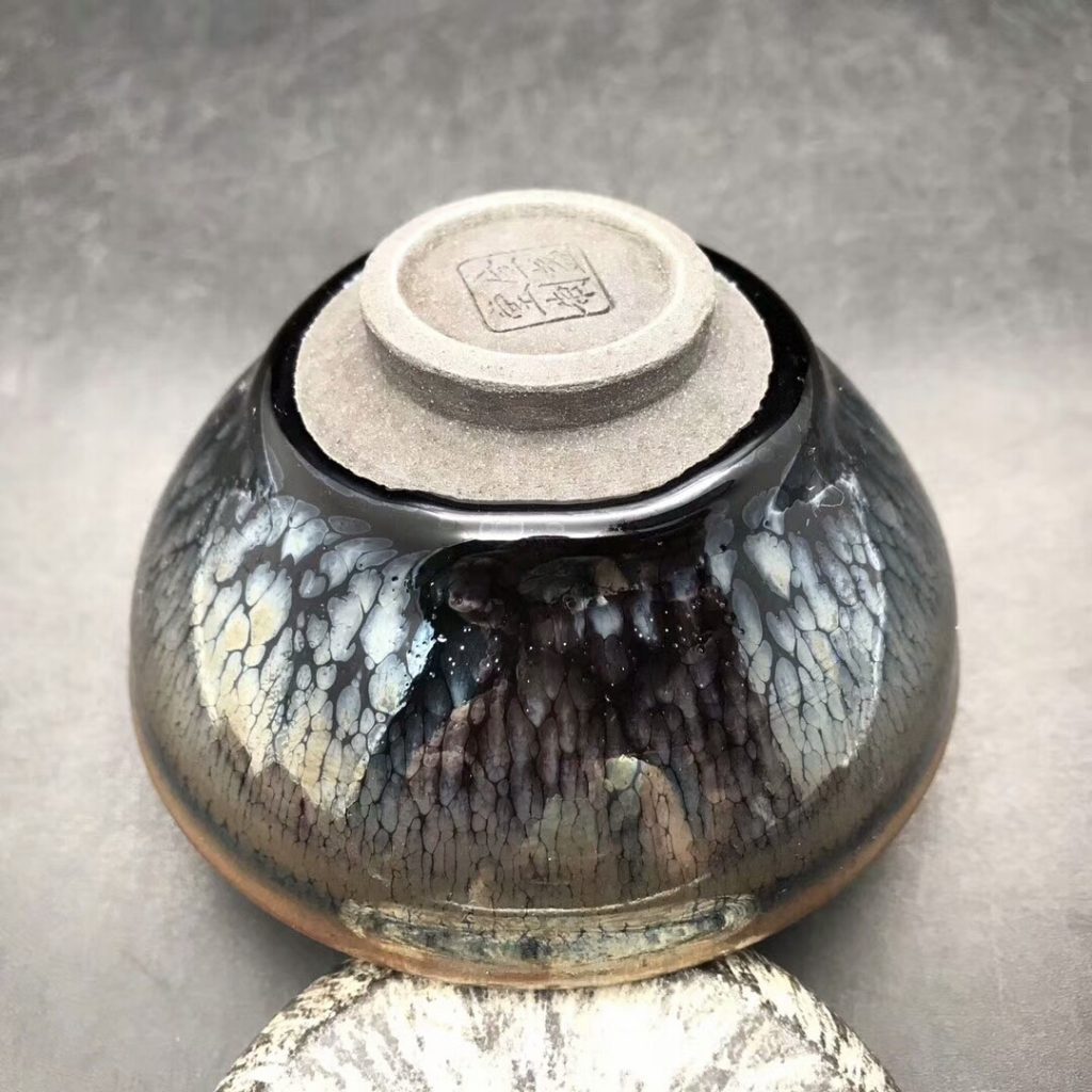 盧剛師傅 精品藍油滴：9.1*4.5，極易出彩！