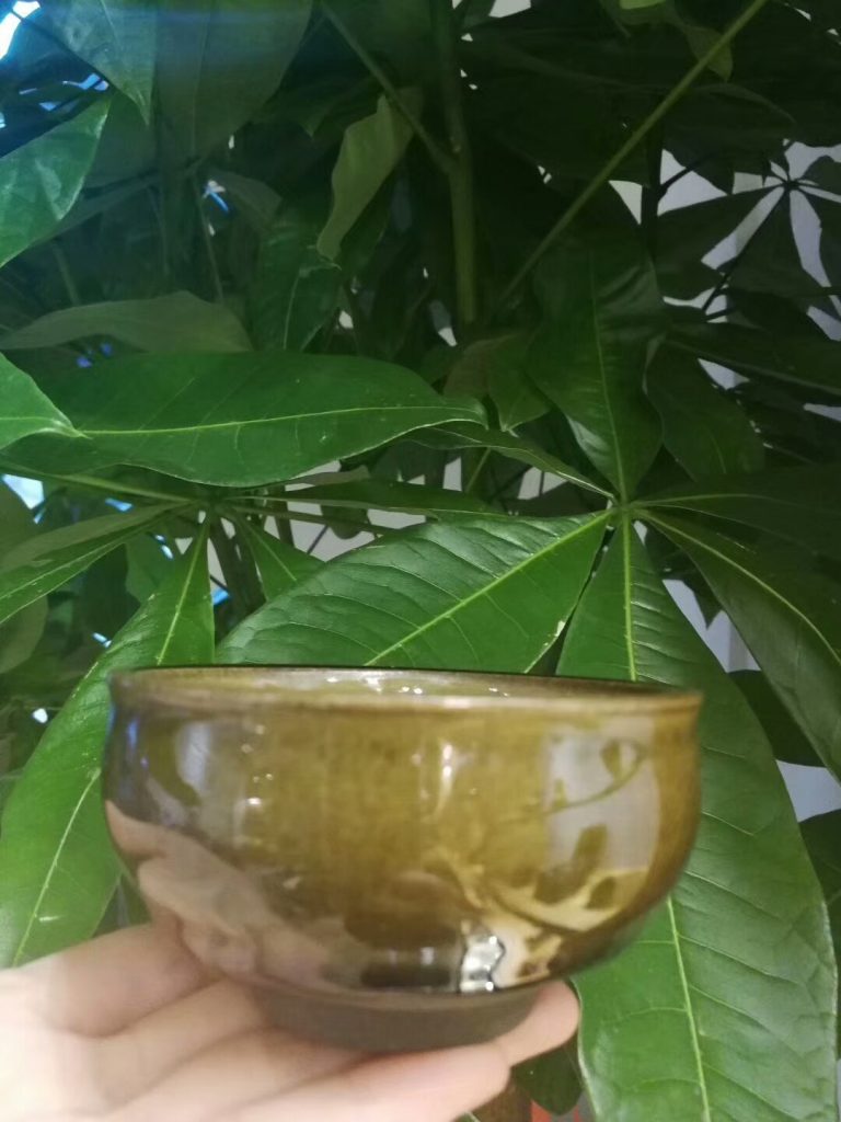 孫福昆柴燒茶沫釉：口8.3高4.5 ?；悦? alt=