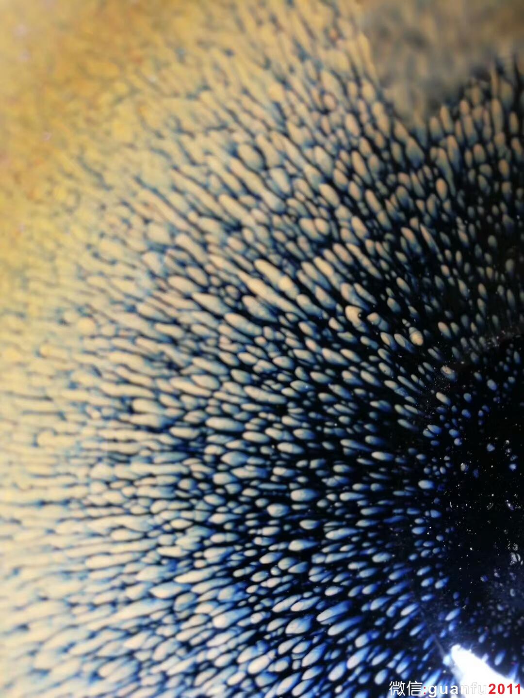 葉禮旺精美兔毫：口徑12.5*8 經(jīng)典淚釉