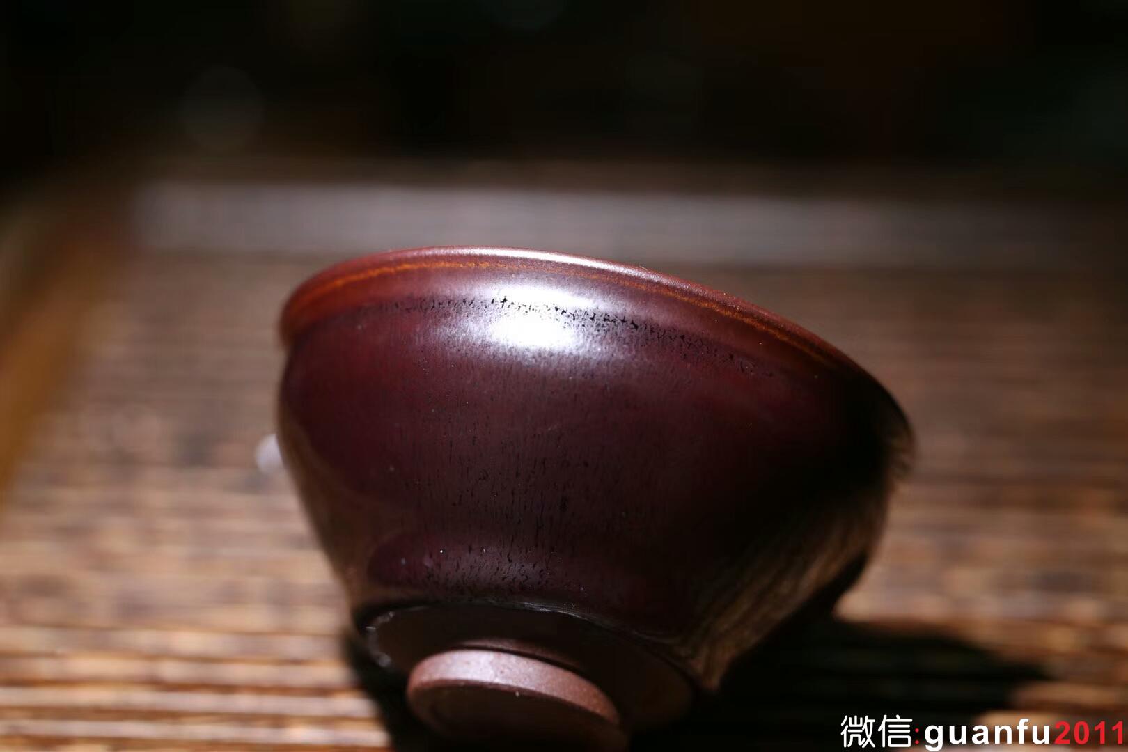 孫建興早期 紅兔毫木葉