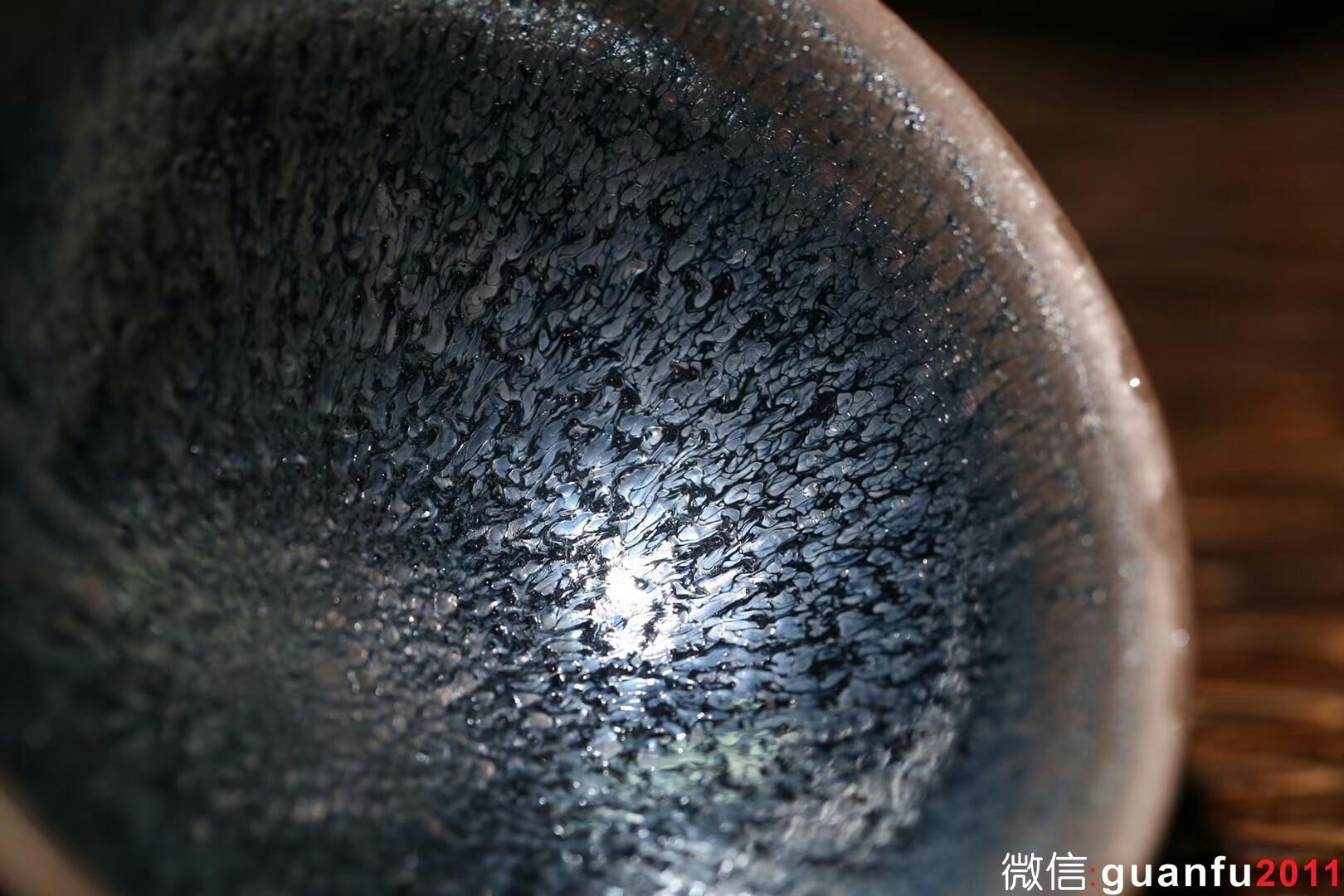 孫建興大師早期油滴盞 束口：9.3*5.2