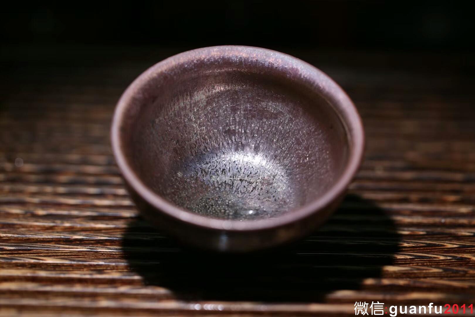 孫建興老師早期作品 虹彩小盞：口徑8