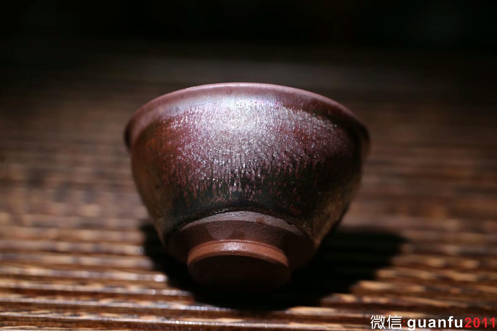 孫建興老師早期作品 虹彩小盞：口徑8