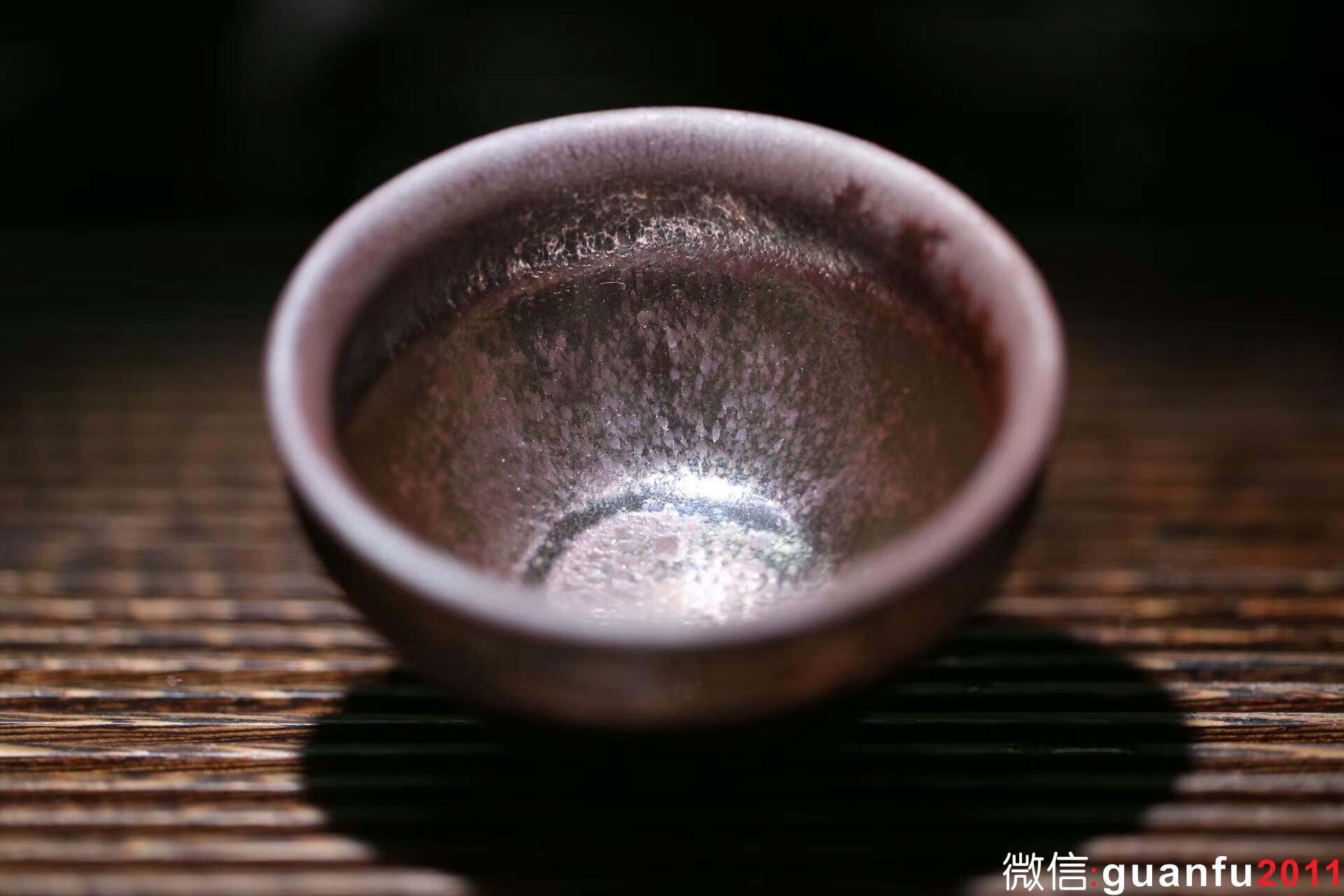 國(guó)家級(jí) 孫建興大師 虹彩金油滴 束口：口徑9