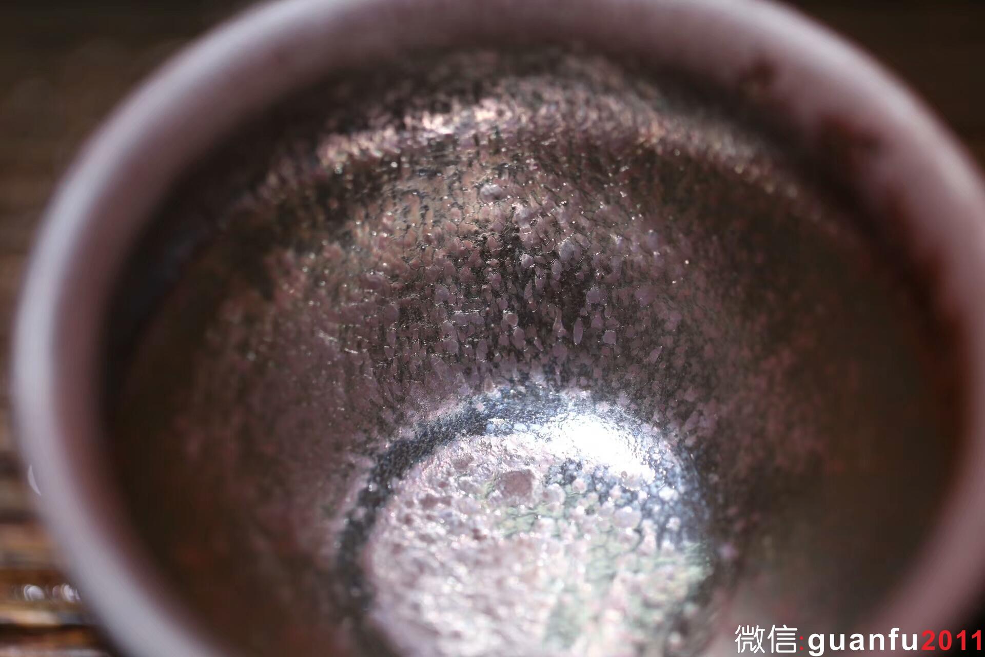 國(guó)家級(jí) 孫建興大師 虹彩金油滴 束口：口徑9