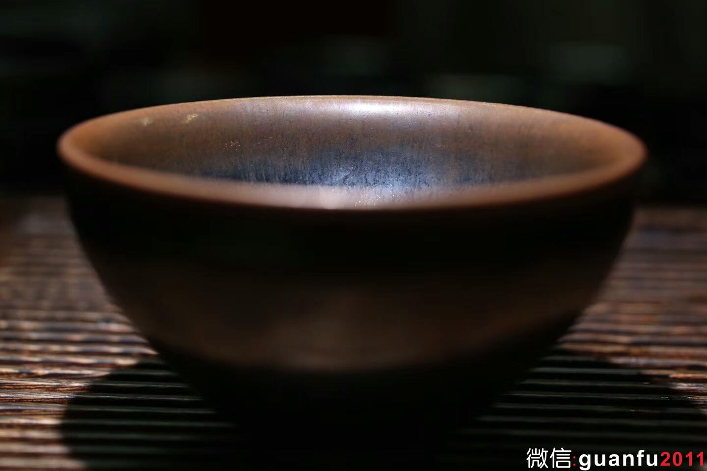 廖銘 柴燒 銀毫大盞：口徑13.3