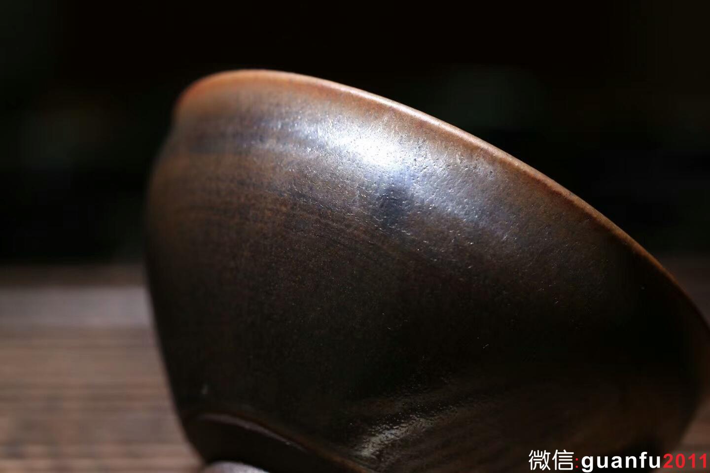 廖銘 柴燒 銀毫大盞：口徑13.3