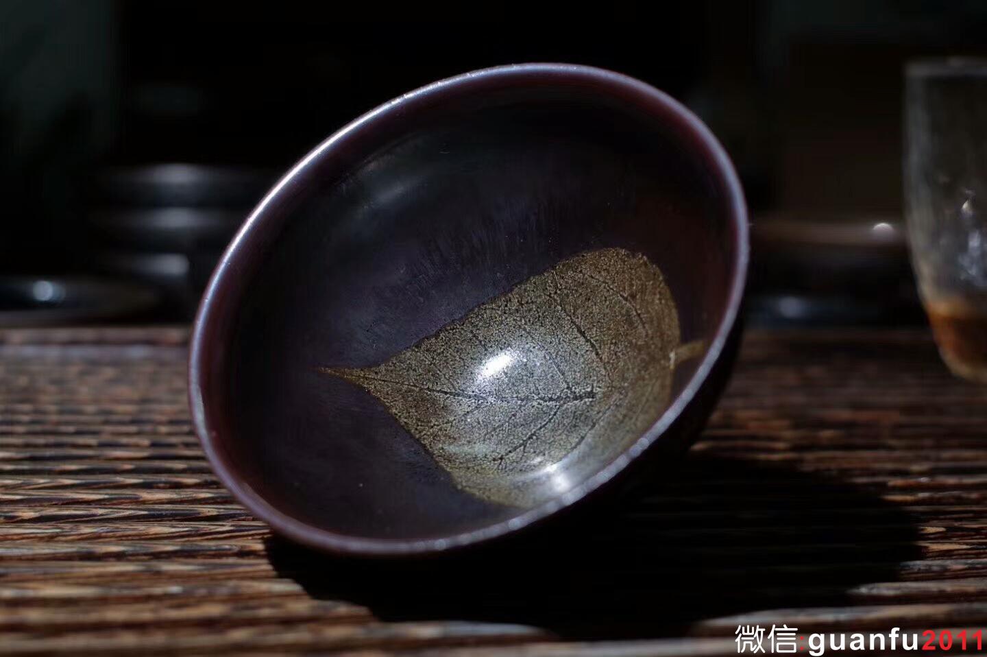 孫建興大師 紅兔毫木葉盞