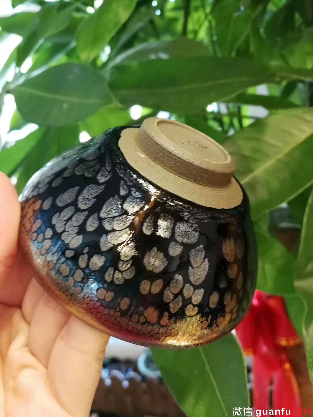 李盞柜“牡丹花”斂口花盞：口徑8.5*4.5