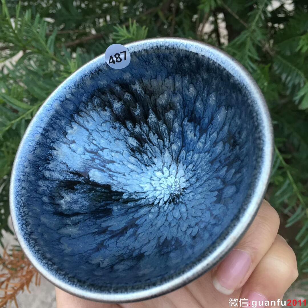 連宏達老師 全手工 百花束口盞：口徑9*5