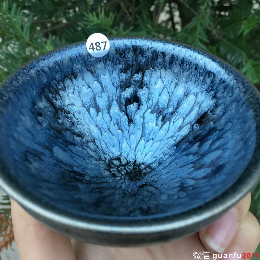 連宏達老師 全手工 百花束口盞：口徑9*5