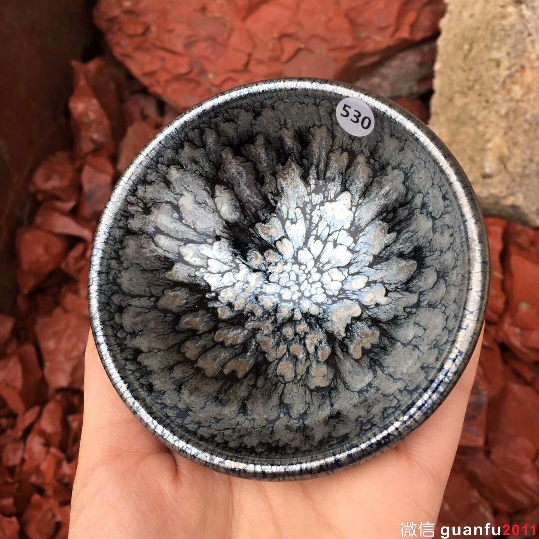 連宏達(dá) 百花燈盞：口徑9*3.8