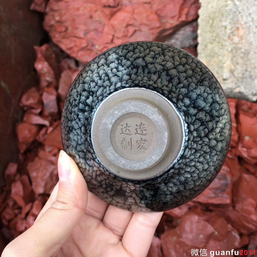 連宏達(dá) 百花燈盞：口徑9*3.8