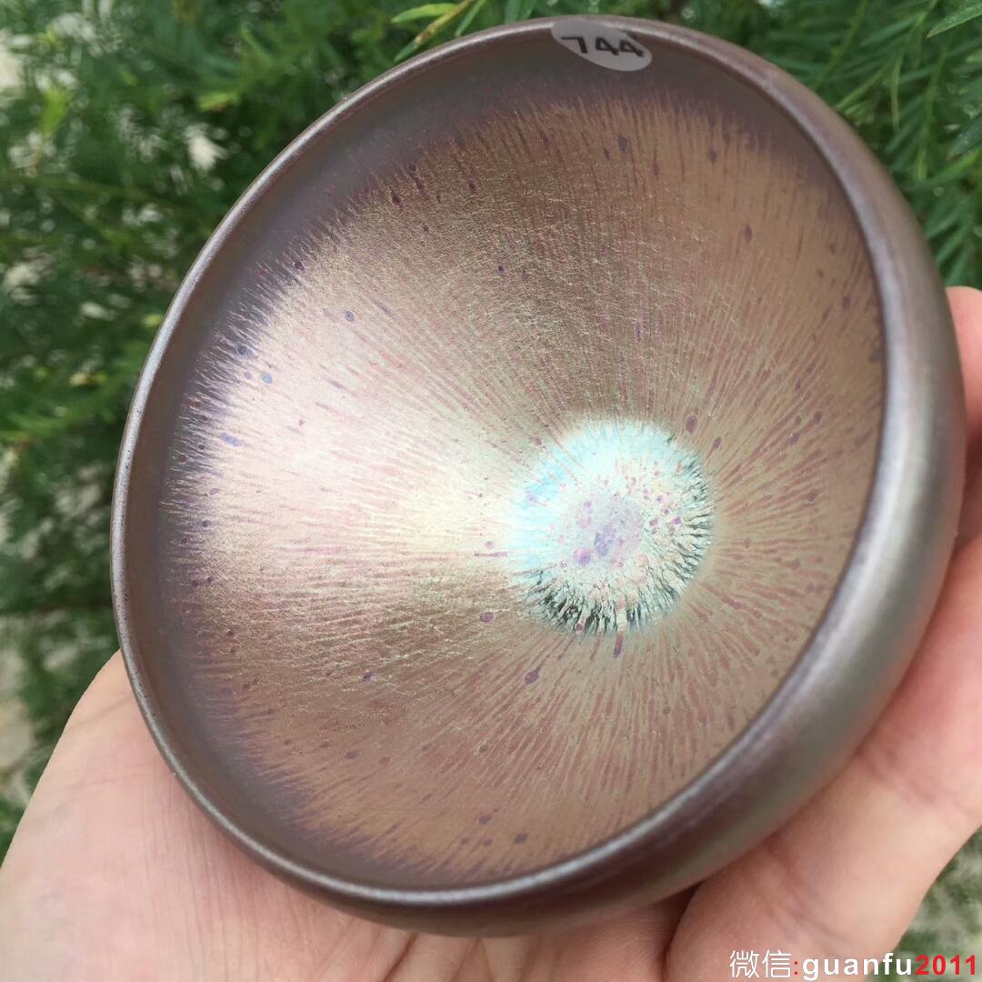 范國(guó)生 溢彩流光 斂口盞：口徑8.5*5.5