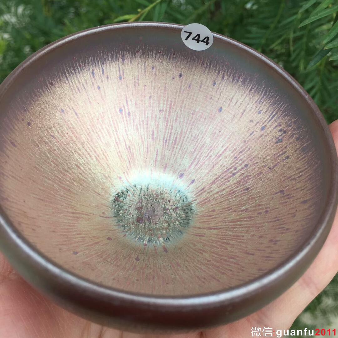 范國(guó)生 溢彩流光 斂口盞：口徑8.5*5.5