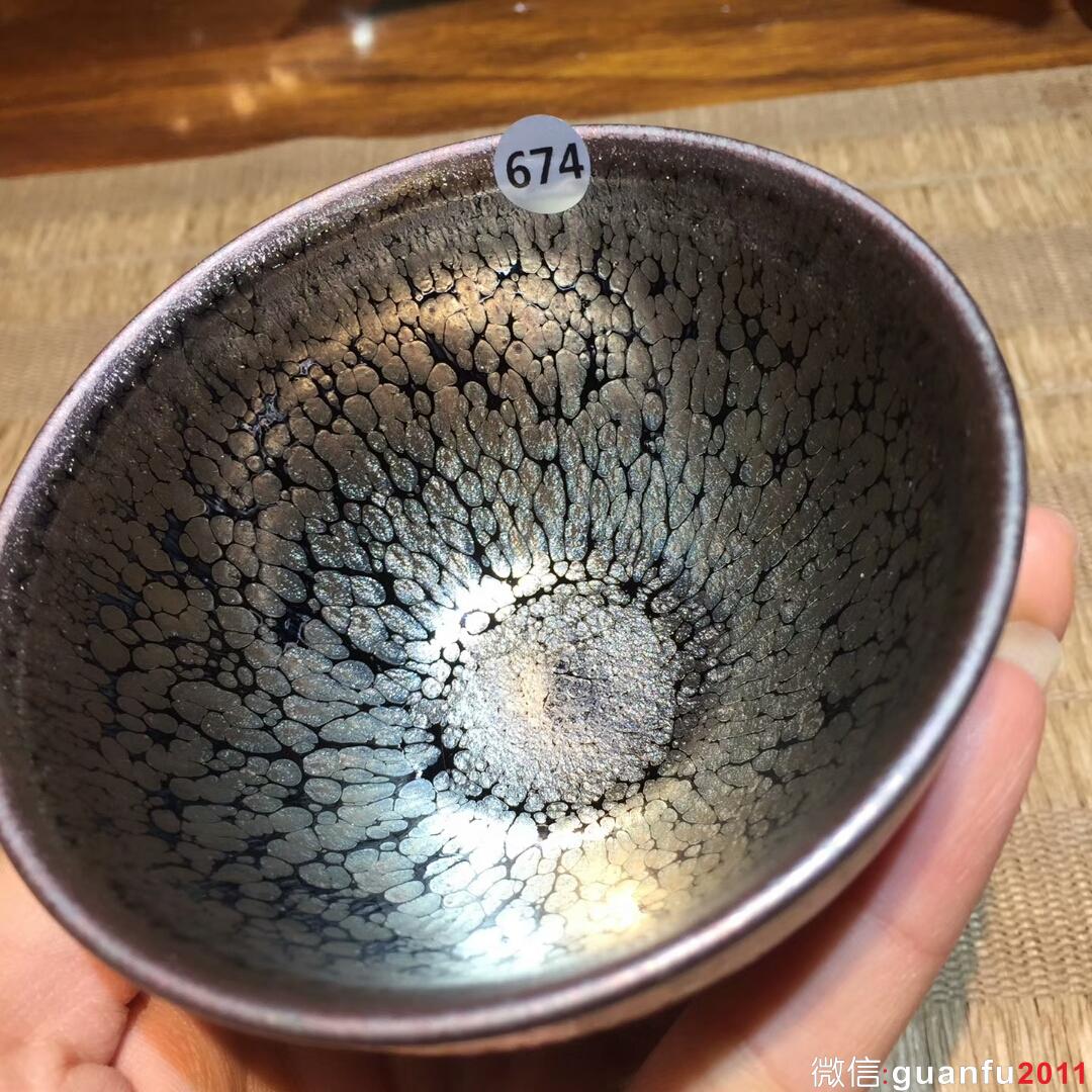 范奇明老師 油滴束口盞：口徑9*5.3