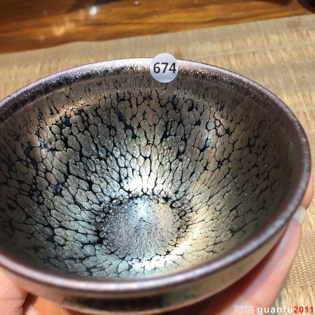 范奇明老師 油滴束口盞：口徑9*5.3