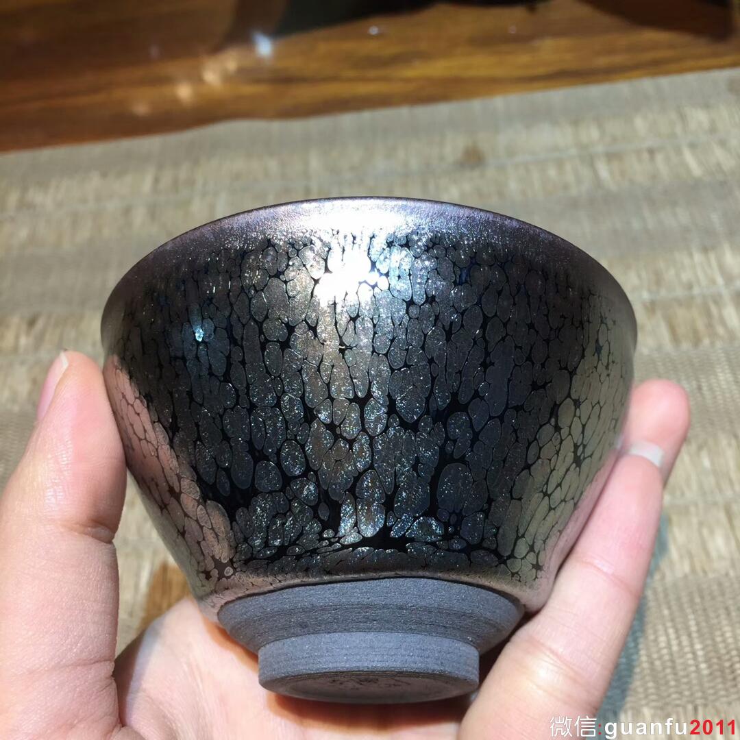 范奇明老師 油滴束口盞：口徑9*5.3