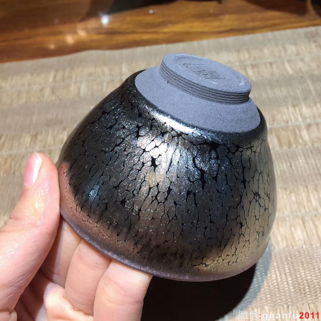 范奇明老師 油滴束口盞：口徑9*5.3