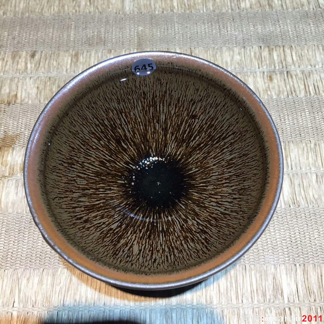 葉禮忠老師 野兔毫 束口盞：口徑9*5