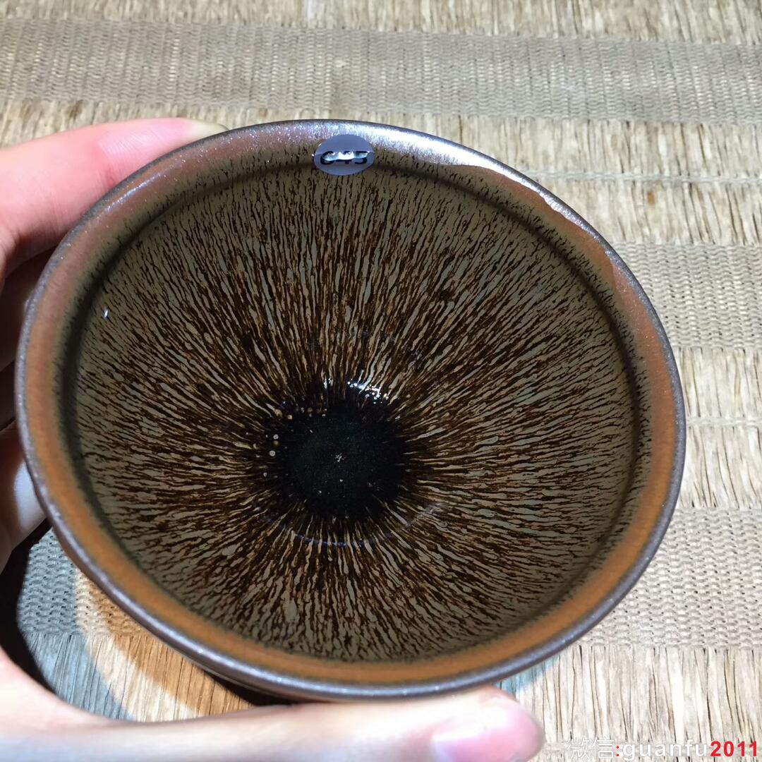 葉禮忠老師 野兔毫 束口盞：口徑9*5