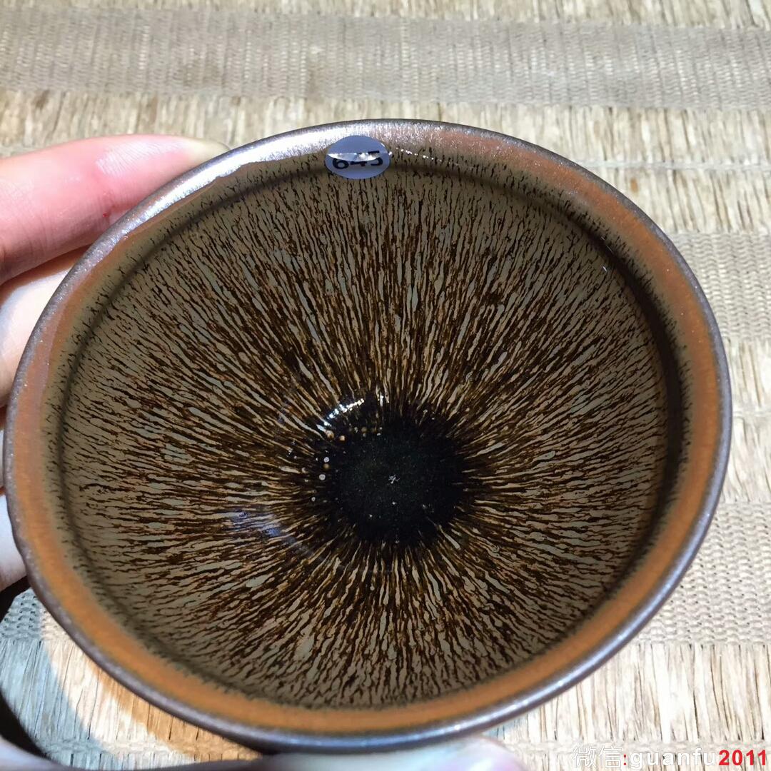 葉禮忠老師 野兔毫 束口盞：口徑9*5