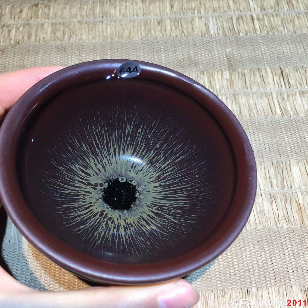 葉禮忠老師 紫氣東來(lái) 束口盞：口徑9*5