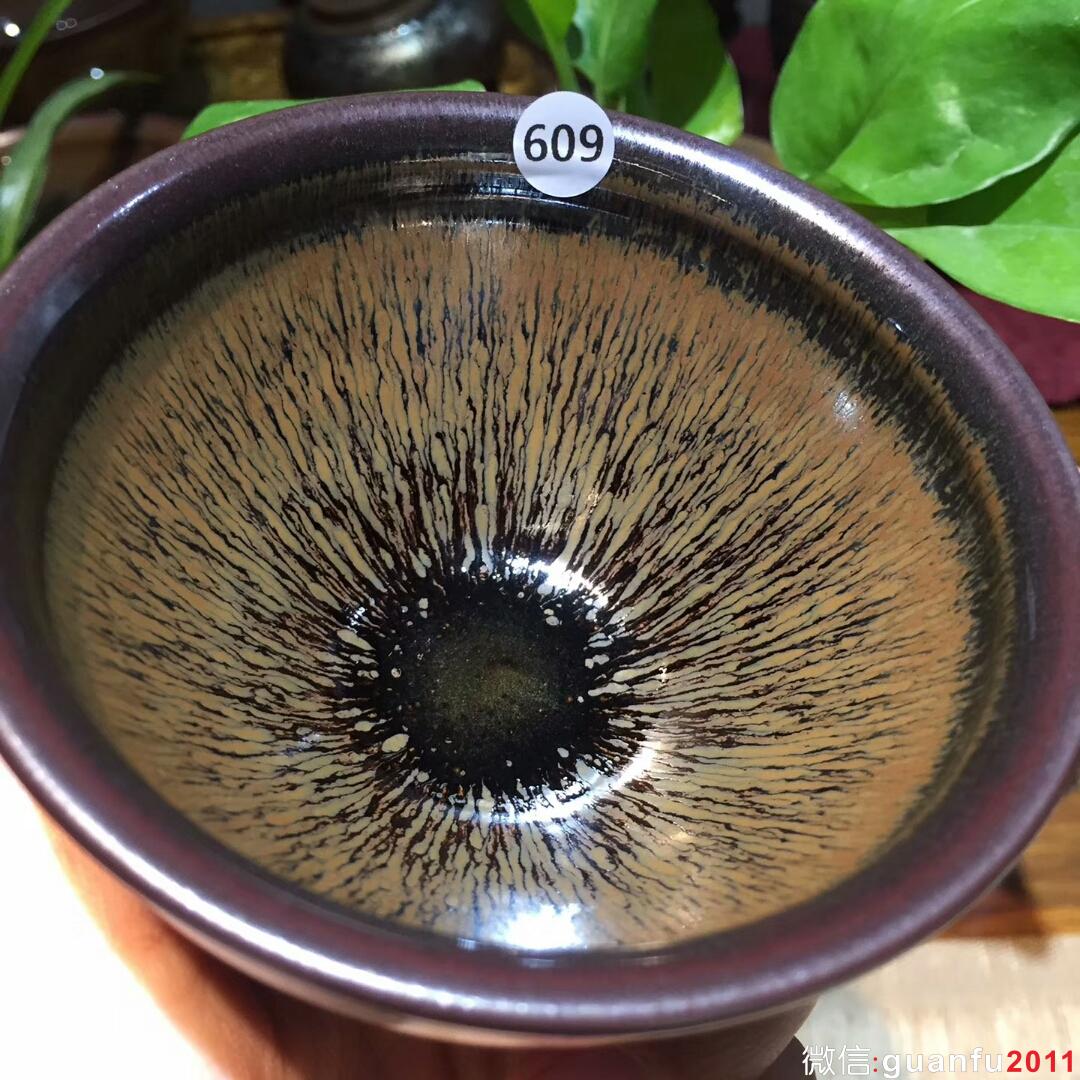 葉禮忠老師 紫氣東來 束口盞：口徑9*5