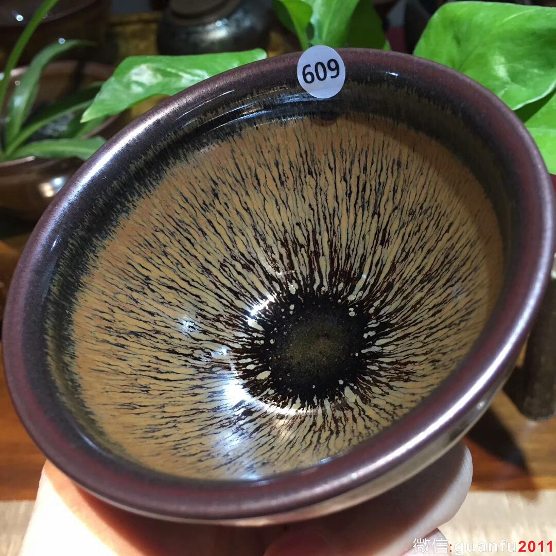 葉禮忠老師 紫氣東來 束口盞：口徑9*5