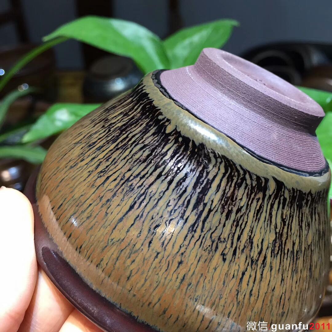 葉禮忠老師 紫氣東來 束口盞：口徑9*5