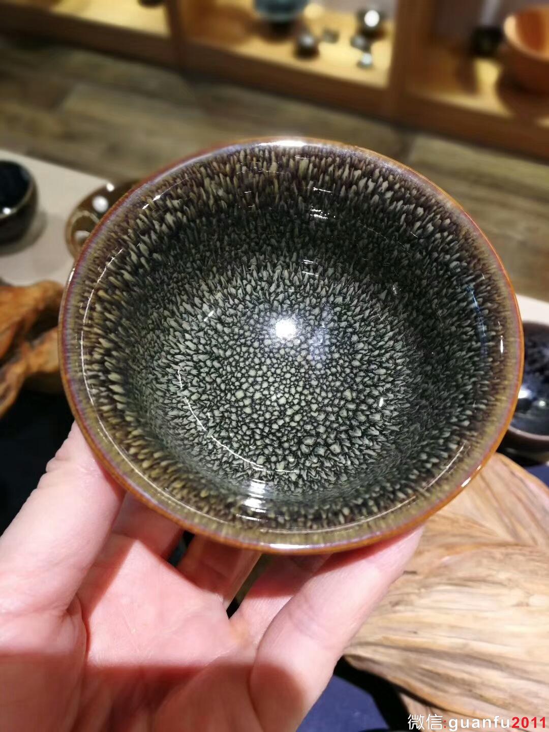 范澤鋒大師天目盞：口徑8.3*4.5