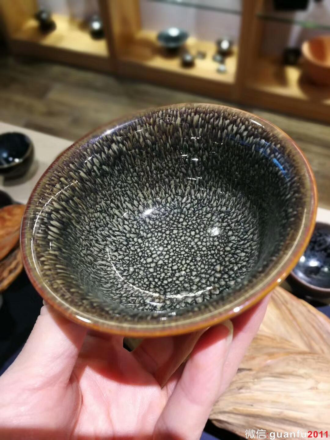 范澤鋒大師天目盞：口徑8.3*4.5