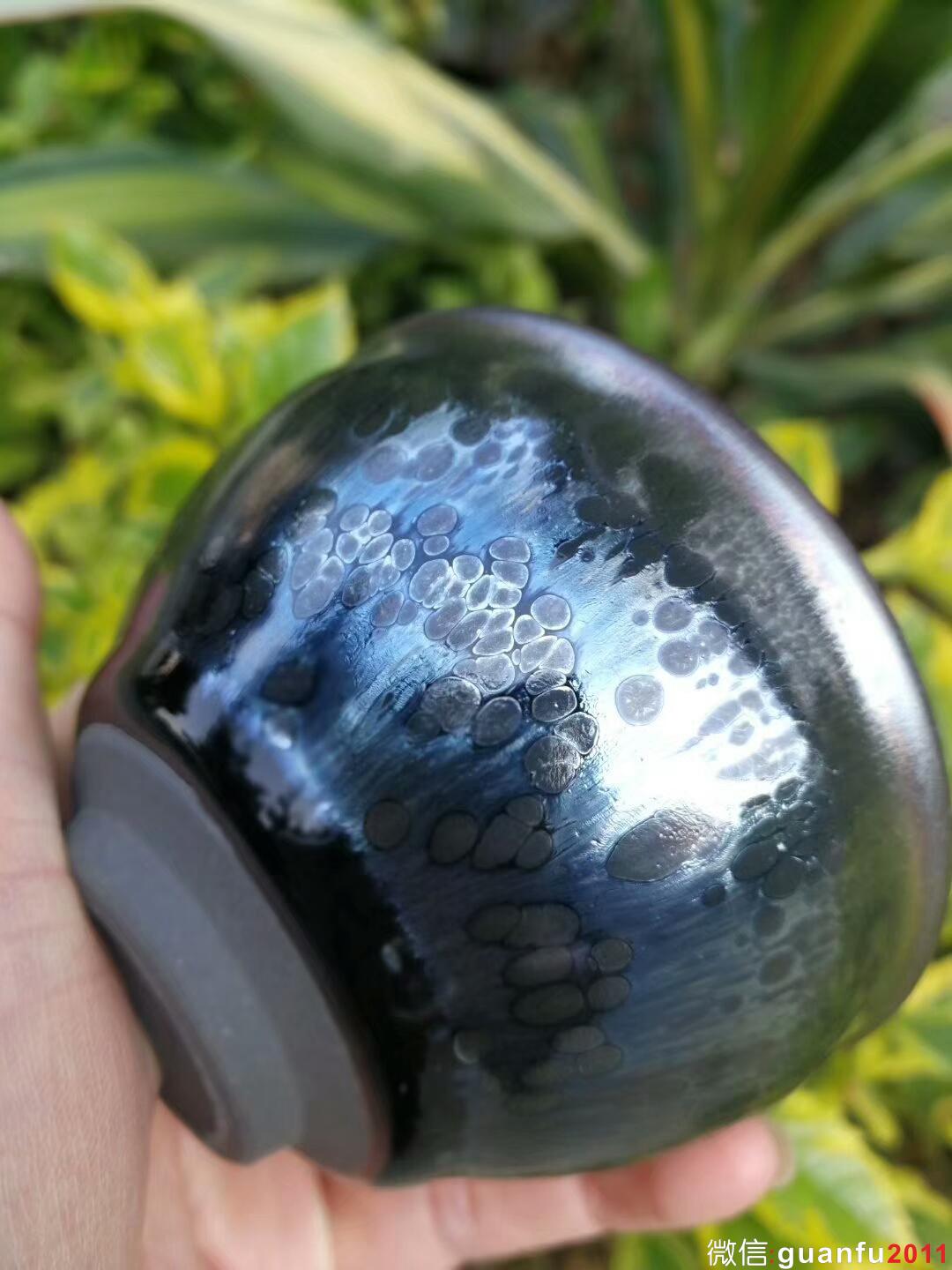 吳立主“曜變藍(lán)油滴”：口徑8*5