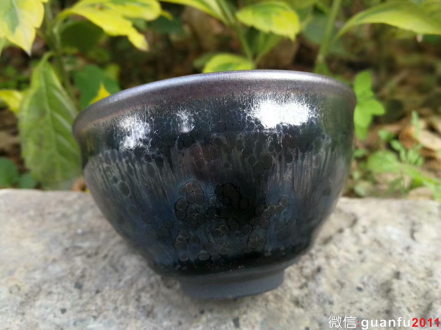 吳立主“曜變藍(lán)油滴”：口徑8*5