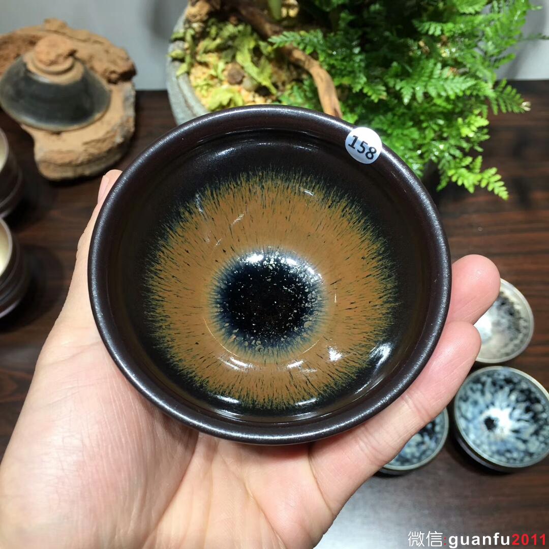 葉禮忠 窯變 紫氣東來 束口盞