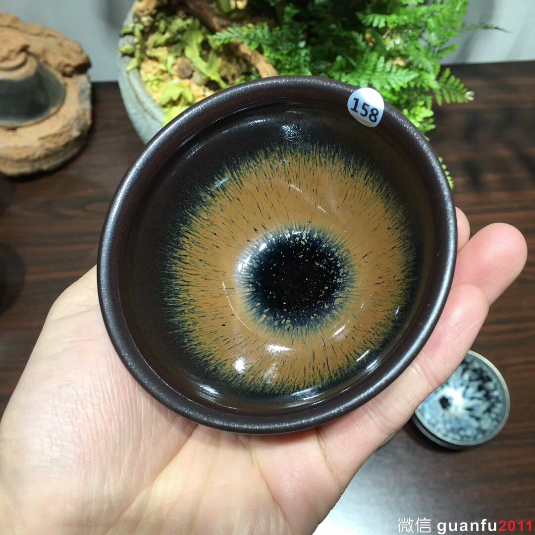 葉禮忠 窯變 紫氣東來 束口盞