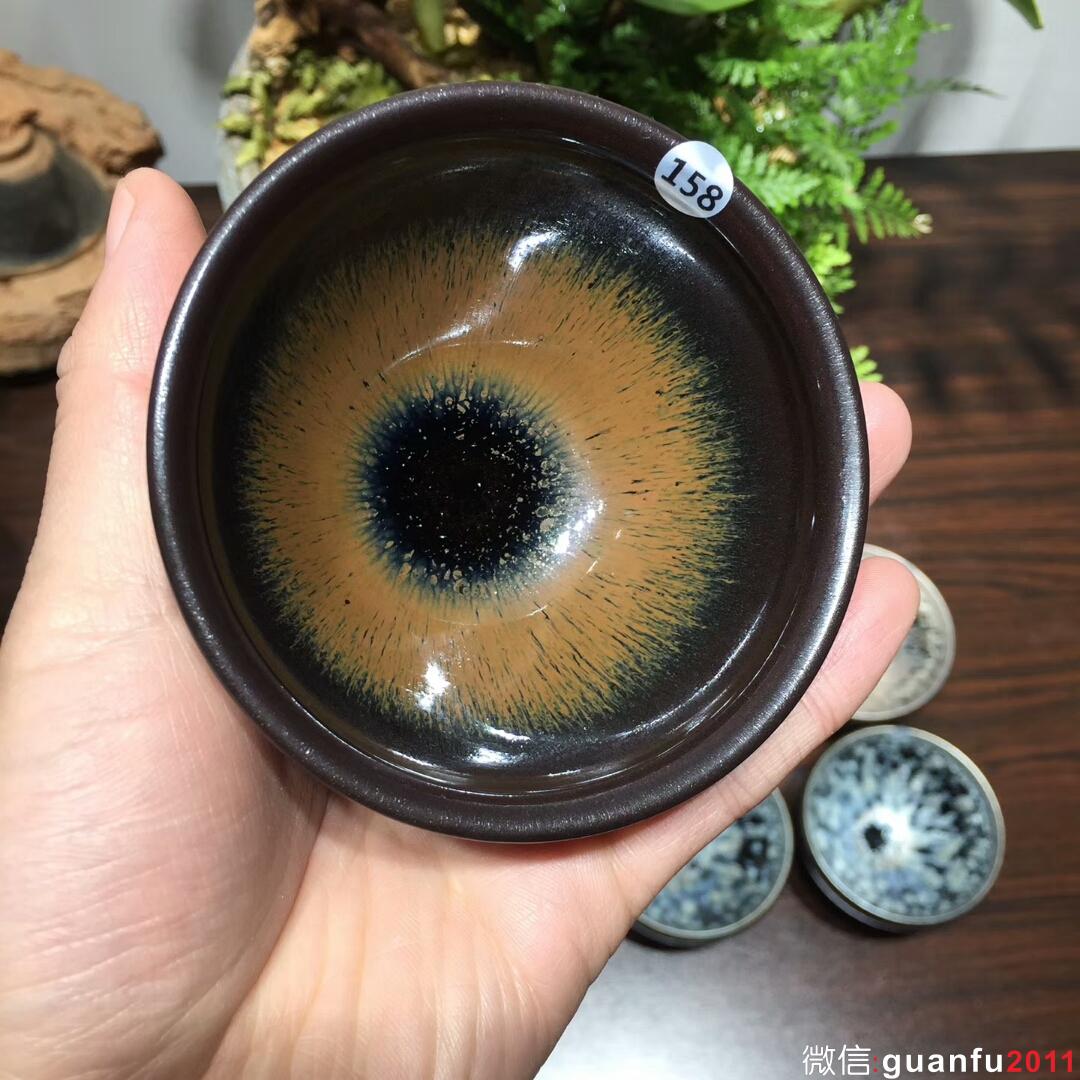 葉禮忠 窯變 紫氣東來 束口盞