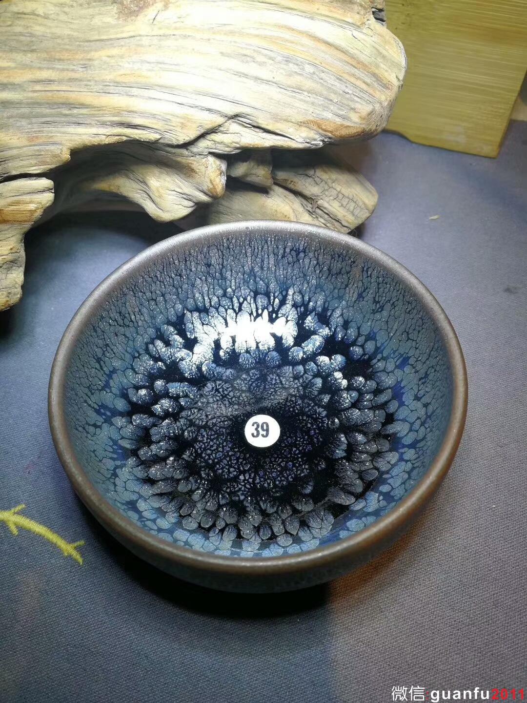 闕梅嬌手工禪定油滴：口徑9.5*5